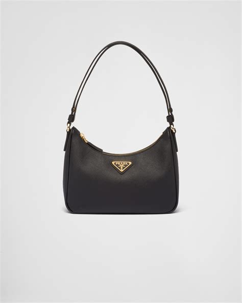 prada bag black small|prada bag with mini pouch.